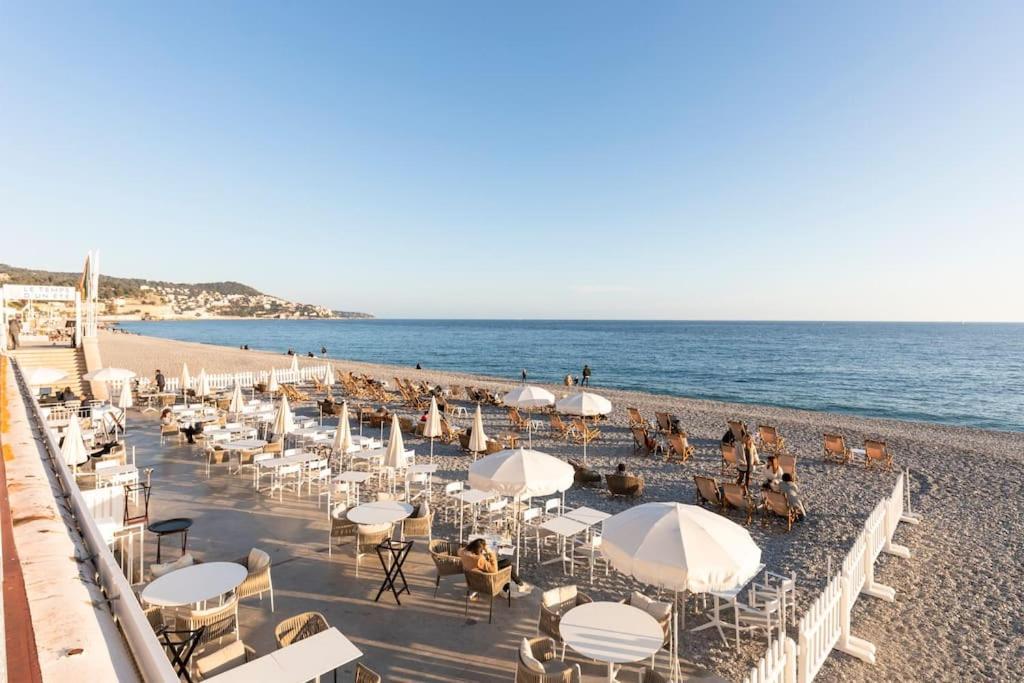 Апартаменты Promenade, 2Pieces Chic Et Clim Avec Terrasse Ницца Экстерьер фото