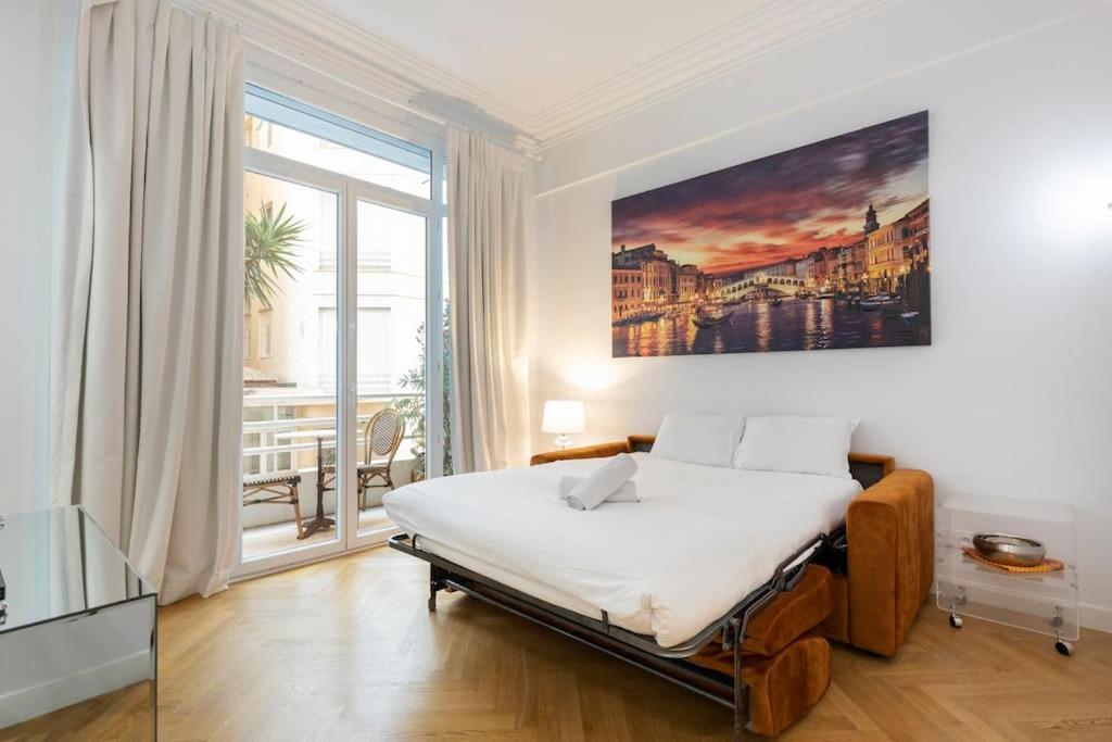 Апартаменты Promenade, 2Pieces Chic Et Clim Avec Terrasse Ницца Экстерьер фото